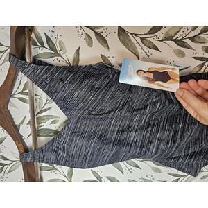 NWT Speedo Swimsuite Gray Womens Size 6 One Piece